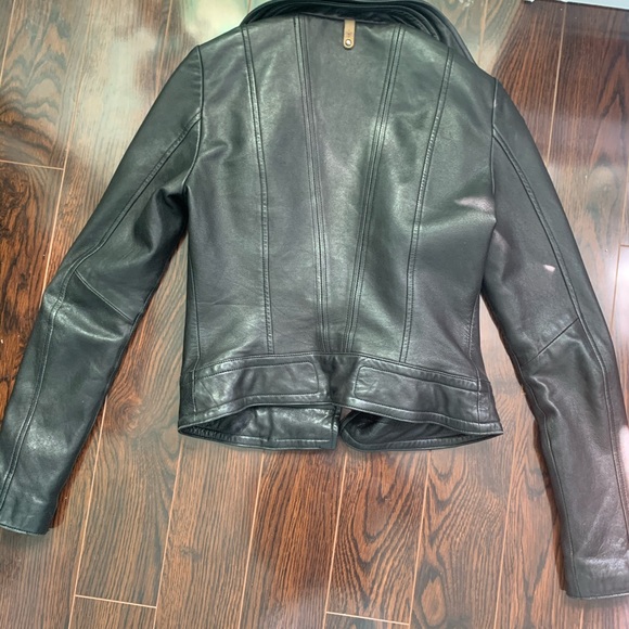 Mackage Kenya Black Leather Jacket - Picture 2 of 4